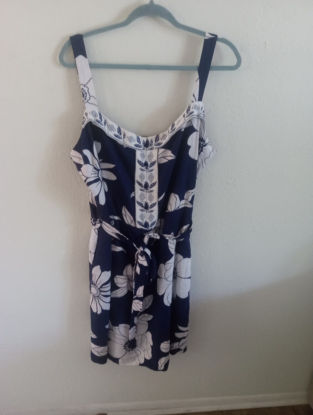 DRAPER JAMES Tie Waist Tropical Print Sun Dress | XXL - Picture 2 of 9